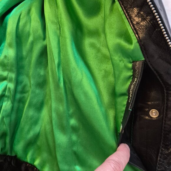 Custom Embossed Leather Jacket with Praying Eagle Claws by Oceandrive Leather - Picture 13 of 15